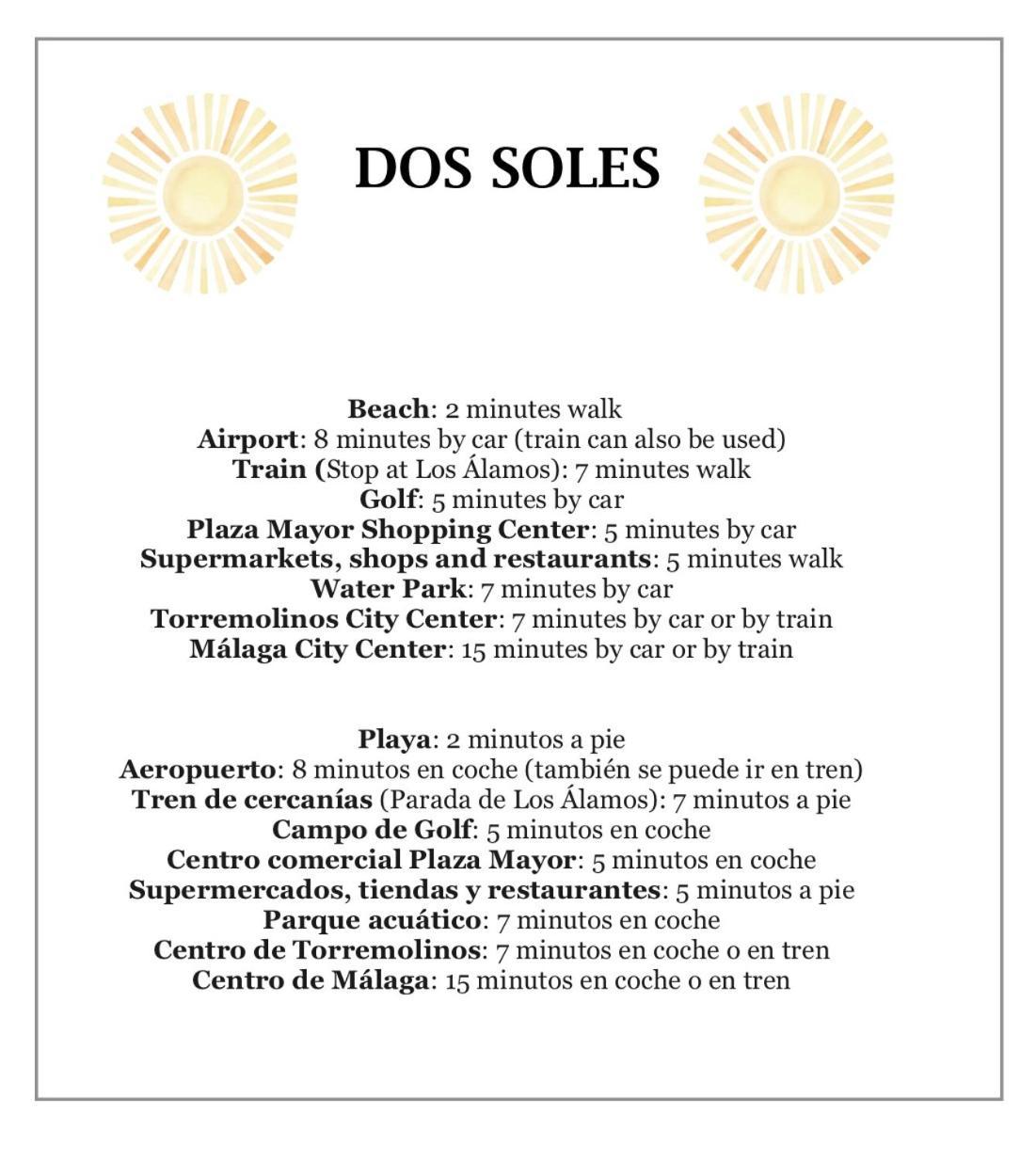 Dos Soles - Only 100 Meters From Beach Torremolinos Exterior photo